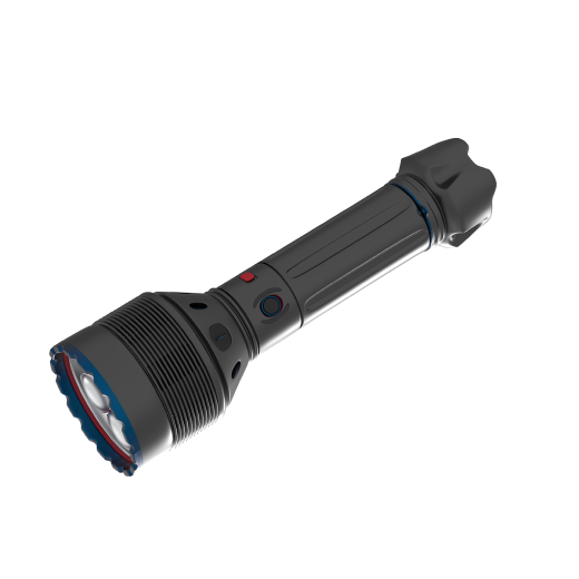 powerful LED flashlight black edition