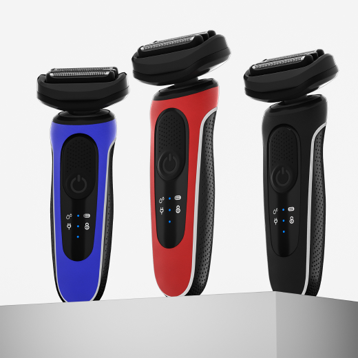 3d razors are presented in different colors